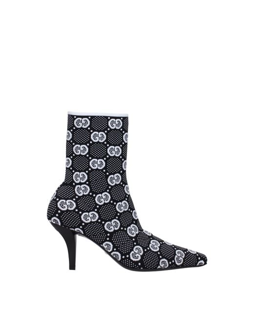 Gucci Blue Boots Fabric for men