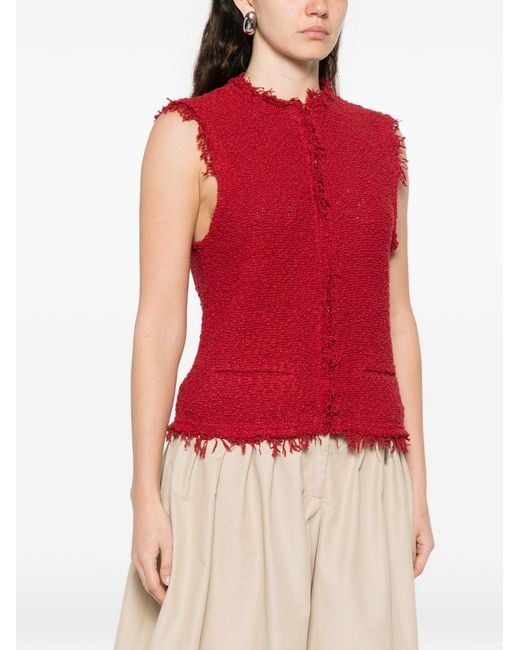 IRO Red Shanny Cotton Vest