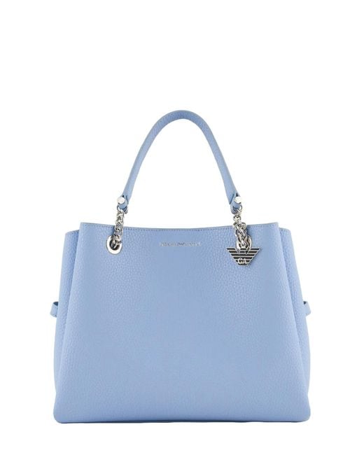 Emporio Armani Blue Pvc Shoulder Bag