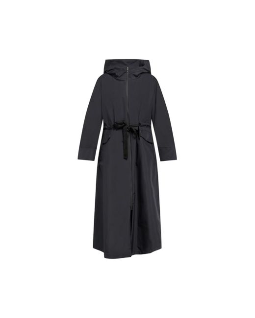 Herno Oversized Maxi Regenjas in het Black