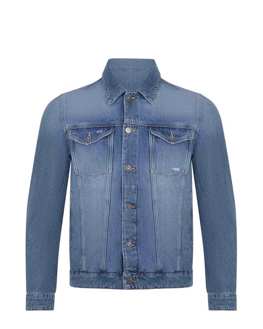 DIESEL Blue Jacke aus Jeans