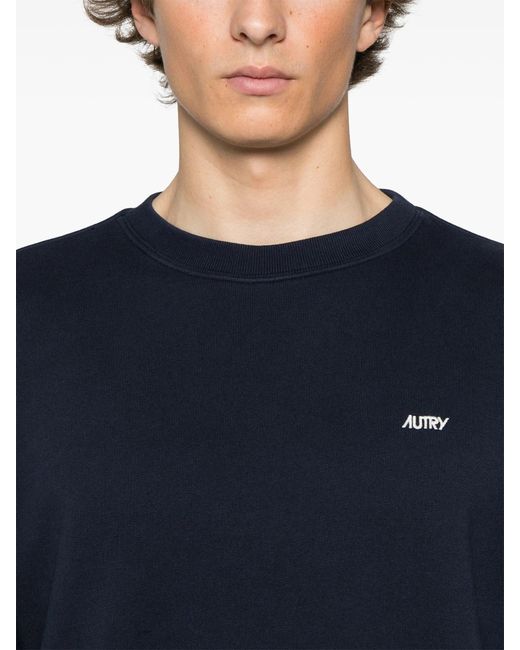 Autry Katoenen Sweater in het Blue voor heren