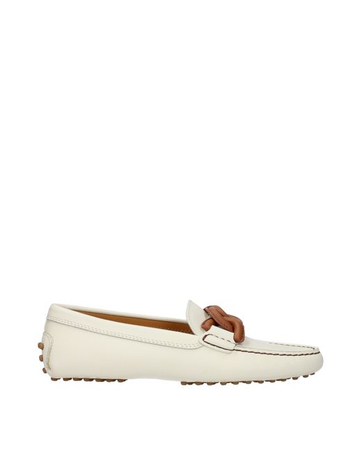 Tod's Natural Moccasins/Mousse Leather