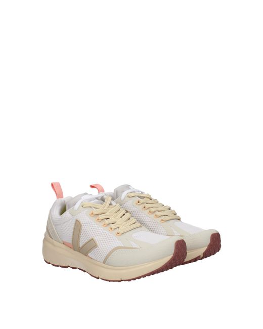 Veja White Rio Branco Mesh Panel Sneakers