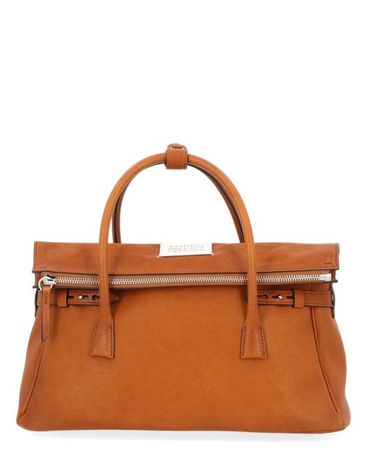 Maison Margiela Brown Bag "5Ac Loved To Death East West" Medium