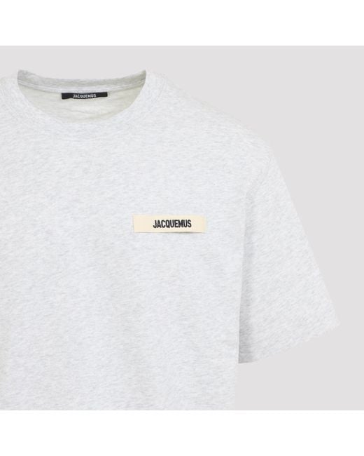 Jacquemus White Le T Shirt Grosgrain T Shirt
