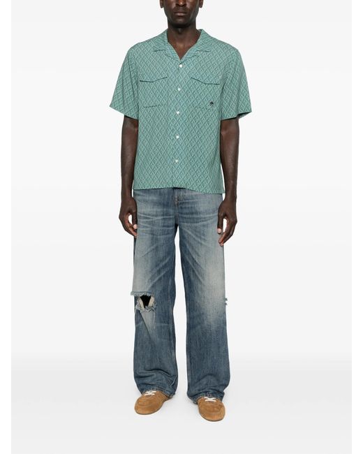 Moose Knuckles Green The Bay Shirt