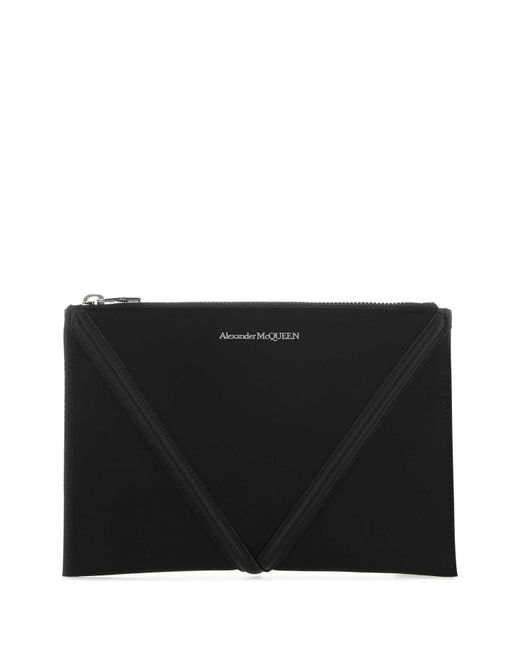 Alexander McQueen Black Stoffbeutel für Herren