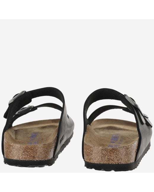 Birkenstock Black Leather Arizona Sandals