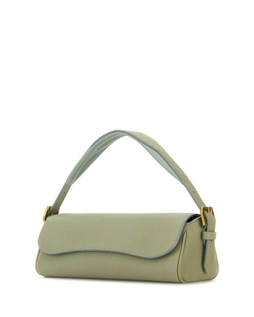 J&m Davidson Green Sage Bonny Baguette Handbag