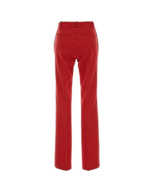 Orian Red Pantalone The Paris