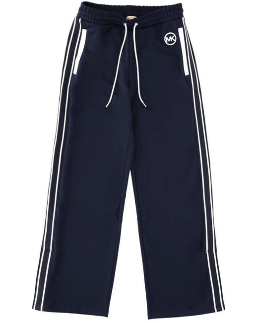 MICHAEL Michael Kors Blue Tracksuit Pants With Logo