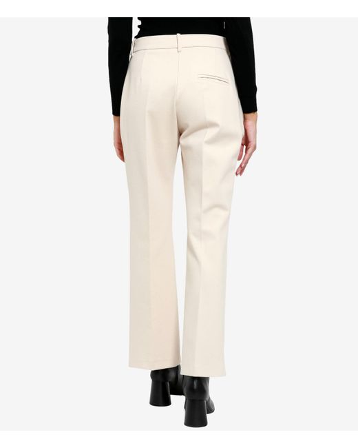 Kaos Broek Crème in het White