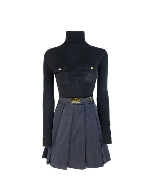 Elisabetta Franchi Blue Miniabito