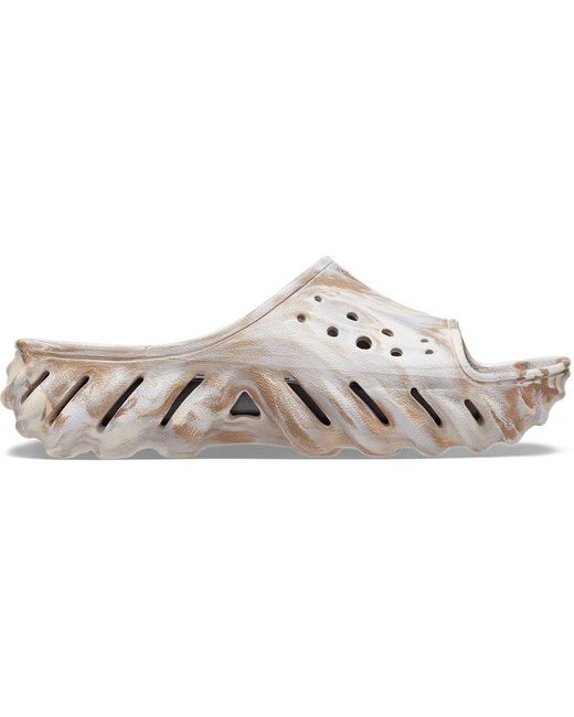 CROCSTM Echo Marbled Sliders in Metallic für Herren