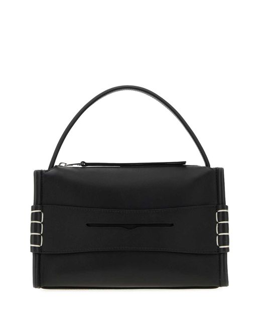J.W. Anderson Black Jw Anderson Leather Small Loafer Handbag