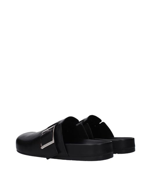 Loewe Slippers En Hoeven Gemak Mannen Huid Zwart in het Black