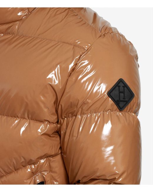 Herno Brown Coats Kamel