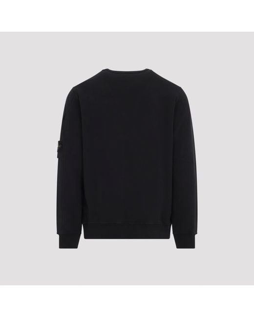 Stone Island Black Cotton Sweatshirt for men