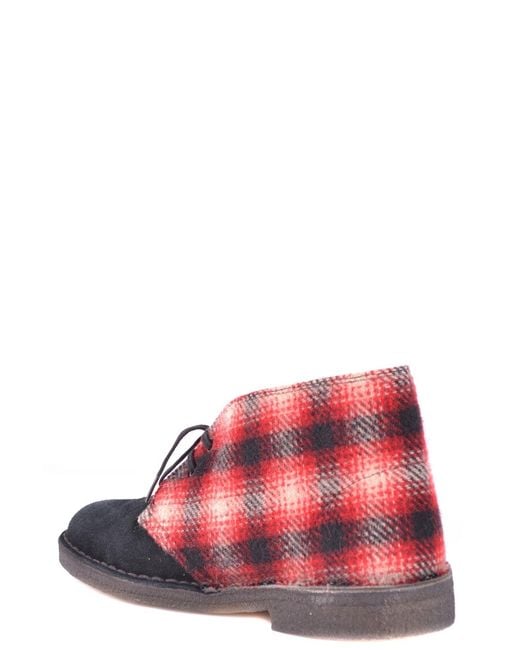 Clarks Red Booties