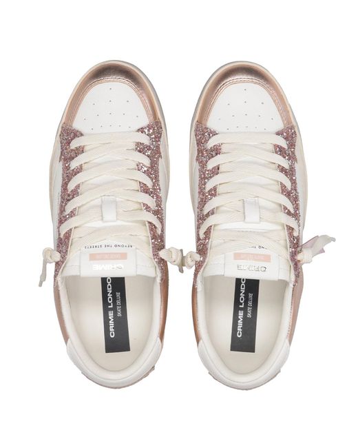 Crime London White Sneakers