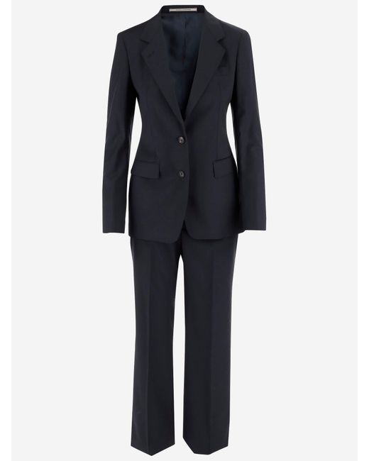 Tagliatore Black Stretch Virgin Wool Suit