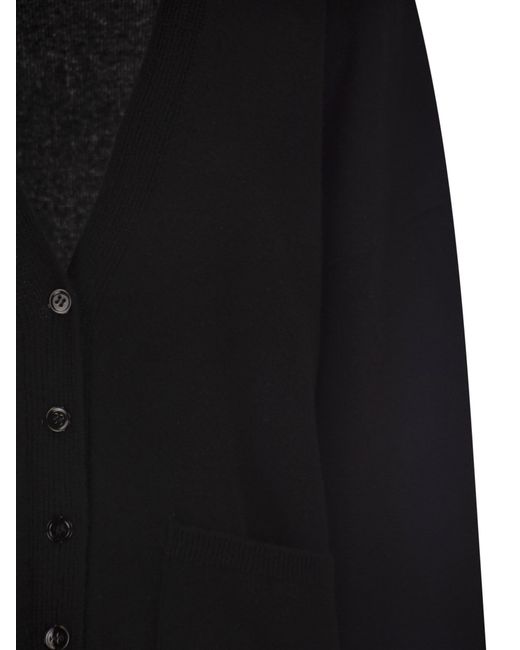 Vanisé Black Cashmere Cardigan