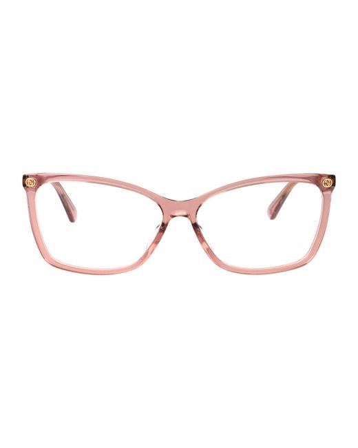 Gucci Brown Cat Eye Optical Gg0025 O 023