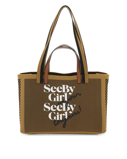 See By Chloé Brown "see By Girl Un Jour Tote