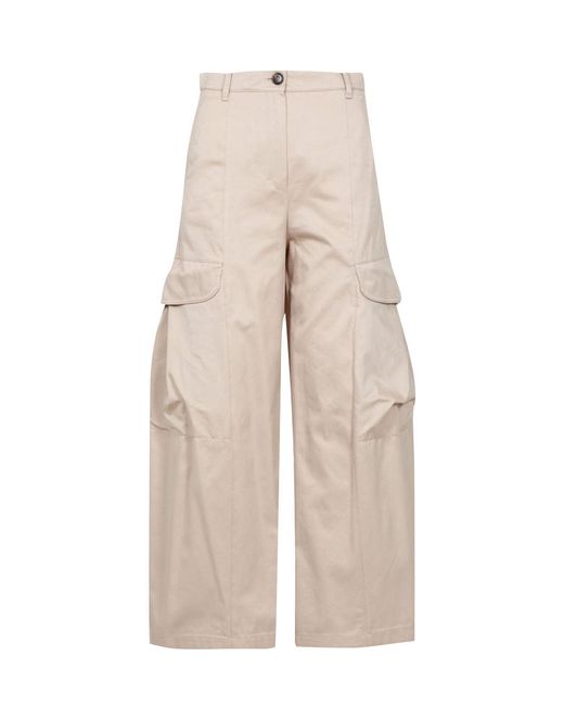 Max Mara Broek Zand in het Natural