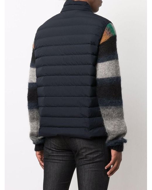 Emporio Armani Blue Logo Down Vest