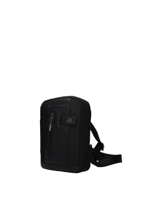 Piquadro Black Crossbody Bag Fabric