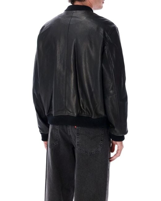 Isabel Marant Black Blaike Leather Bomber