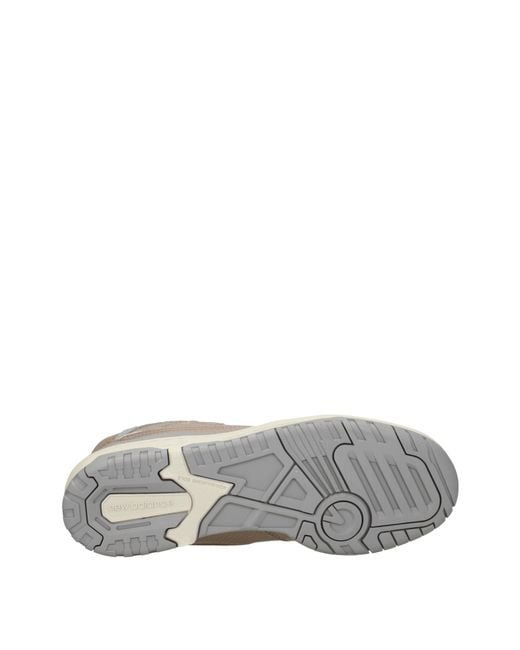 New Balance Gray Sneakers 550 Uomo Pelle/Tortora for men