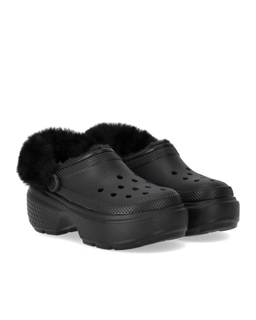 CROCSTM Black Stomp Lined Clog for men