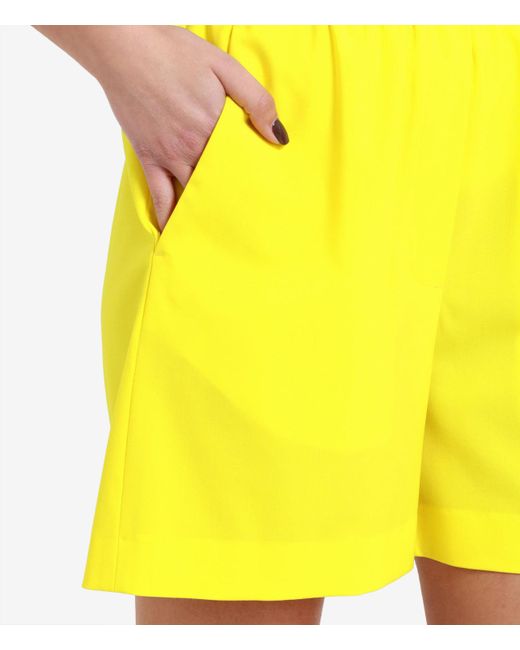 Pantalones cortos de amarillo MSGM de color Yellow