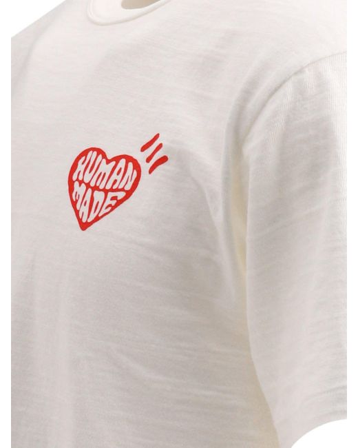 Human Made Menschlich gemacht "#13" T -Shirt in White für Herren