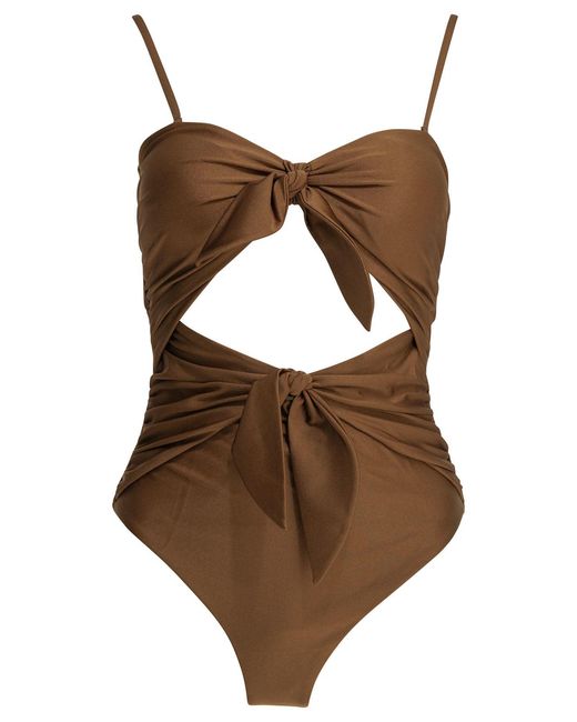 Zimmermann Brown "Aster" Einteiliger Badeanzug