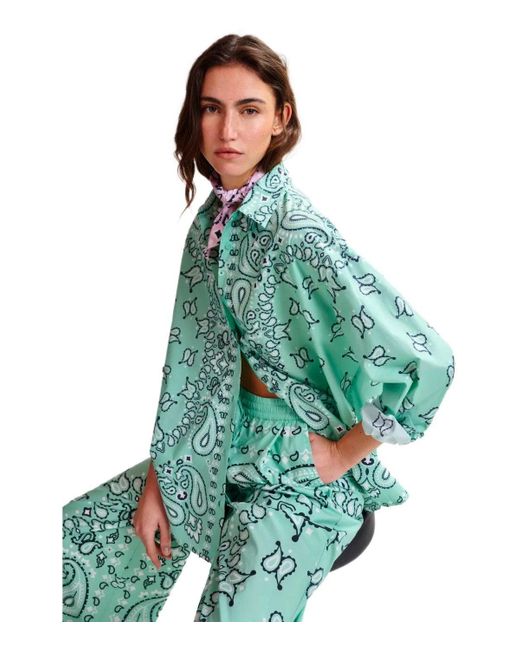 Essentiel Antwerp Green Histende Acqua Shirt