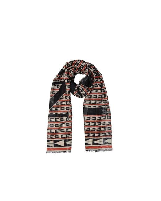 Lanvin Black Wool Scarf