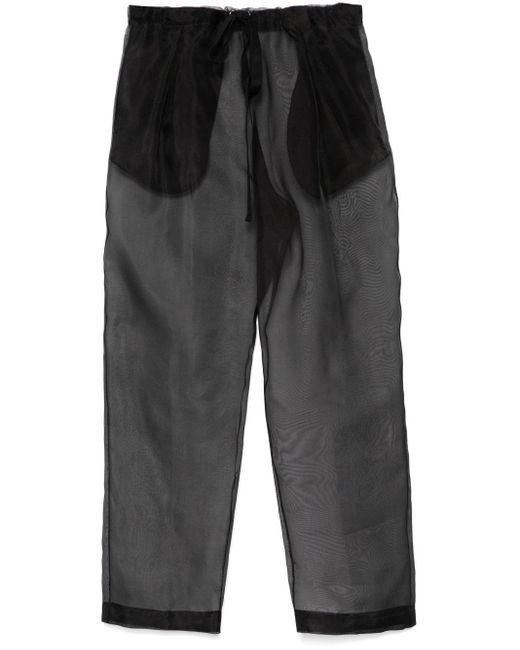 Khaite Zijden Broek in het Gray