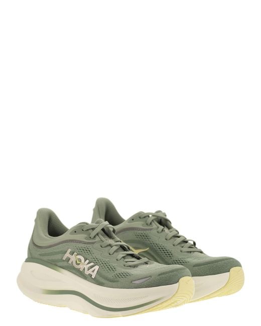 Hoka One One Green Bondi Sneakers for men