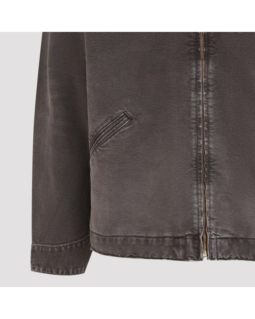 Carhartt Gray Organic Cotton Detroit Jacket For for men