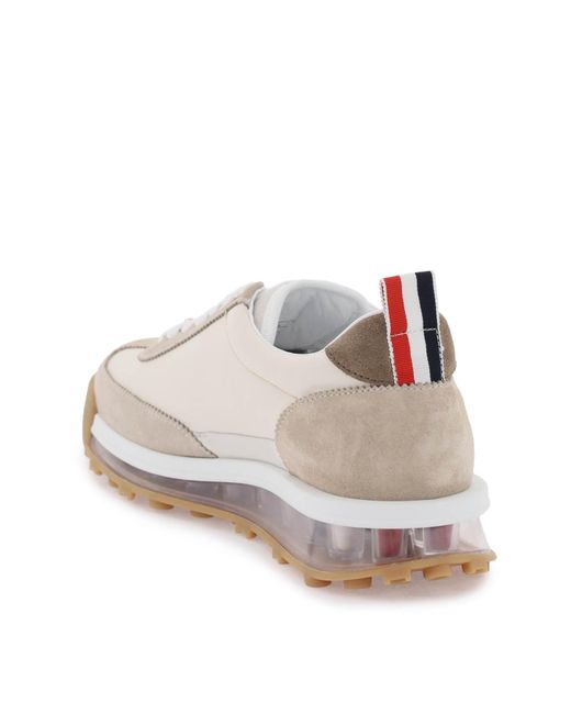 Thom Browne White 'Tech Runner' Sneakers
