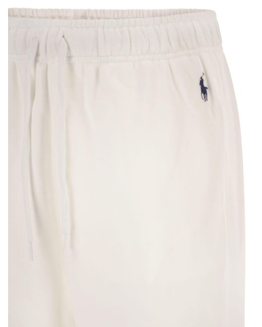 Polo Ralph Lauren White Sweatpants