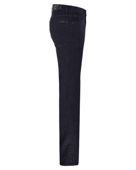 7 For All Mankind Blue Slimmy Stretch Denim Jeans
