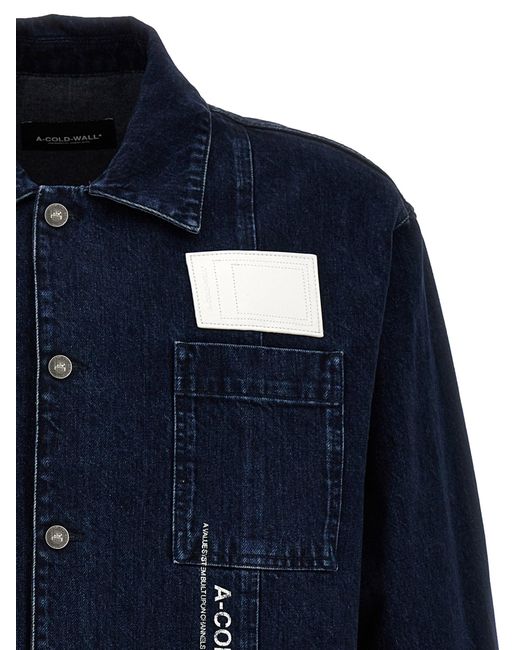 A_COLD_WALL* Blue 'Discourse Chore' Jacket for men