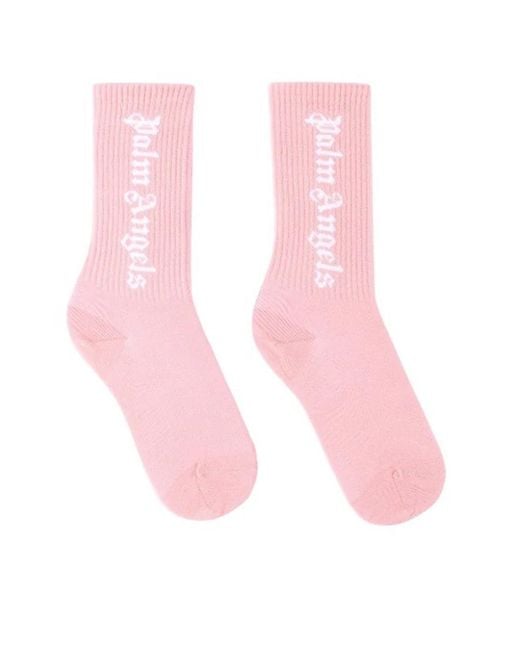 Palm Angels Pink Socks