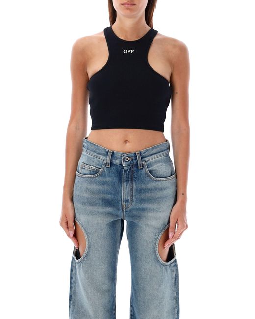 Off-White c/o Virgil Abloh Blue Top