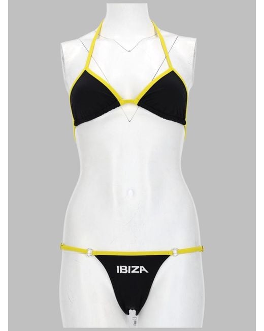 The Attico White The Mini Swimsuit